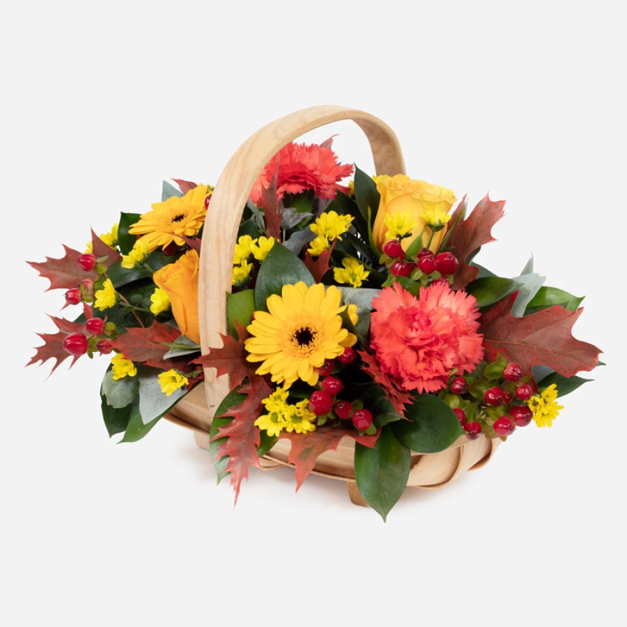Autumn hedgerow basket with seasonal flowers in warm multicolours autumn hedgerow basket with seasonal flowers in warm multicolours autumn hedgerow basket with seasonal flowers in warm multicolours
