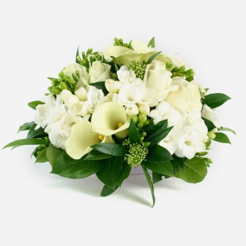 compact-posy-of-white-roses-freesia-and-green-skimmia-2