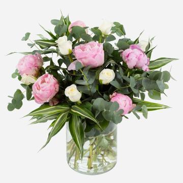 bouquet-with-pink-peonies-white-roses-and-green-accents-1