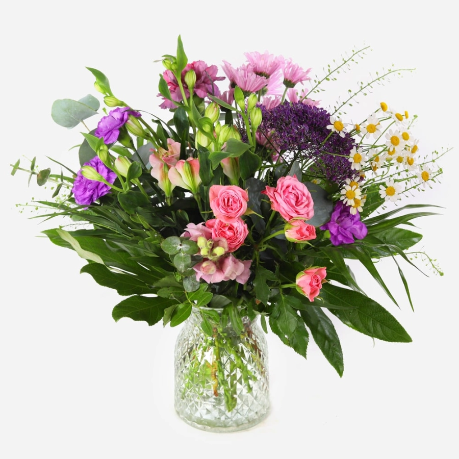 Mixture of flowers in a vase delivered by the florist mixture of flowers in a vase delivered by the florist mixture of flowers in a vase delivered by the florist